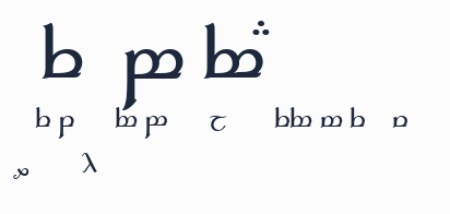 Tengwar Elfica A
