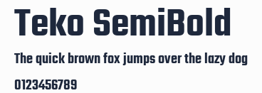 Teko SemiBold