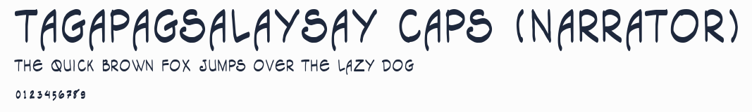 Tagapagsalaysay Caps (Narrator)