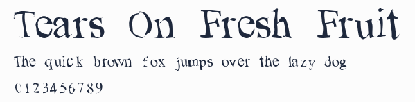 Tears On Fresh Fruit