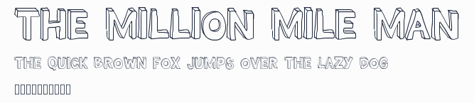 THE MILLION MILE MAN