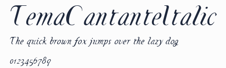 TemaCantanteItalic
