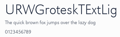 URWGroteskTExtLig