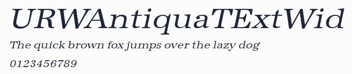 URWAntiquaTExtWid