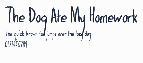 The Dog Ate My Homework