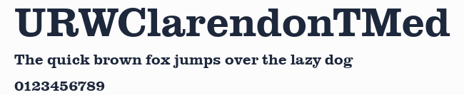 URWClarendonTMed