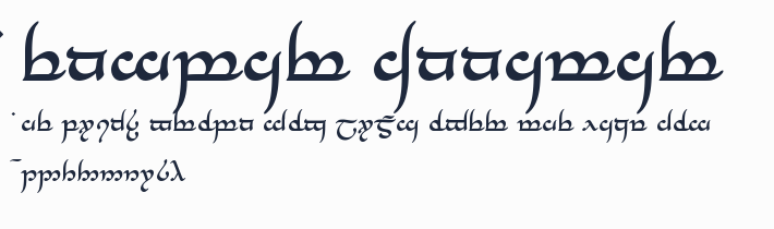 Tengwar Annatar