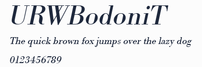 URWBodoniT