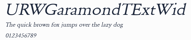 URWGaramondTExtWid