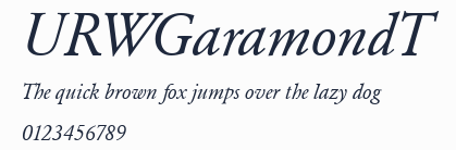 URWGaramondT