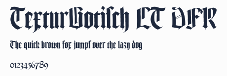 TexturGotisch LT DFR