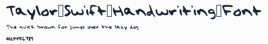 Taylor_Swift_Handwriting_Font