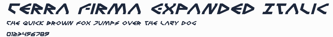 Terra Firma Expanded Italic