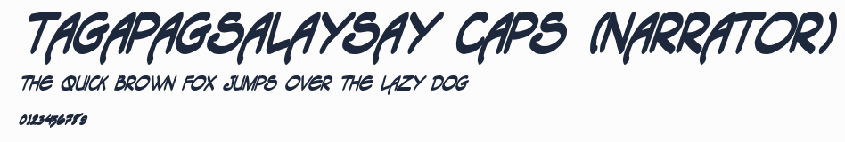 Tagapagsalaysay Caps (Narrator)