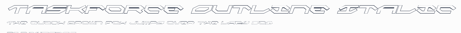 Taskforce Outline Italic
