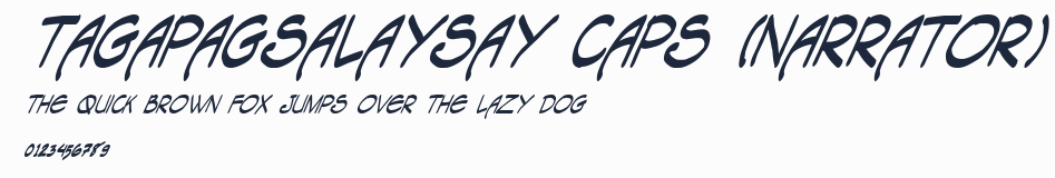 Tagapagsalaysay Caps (Narrator)
