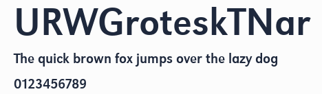URWGroteskTNar