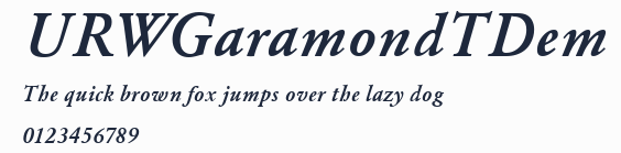 URWGaramondTDem