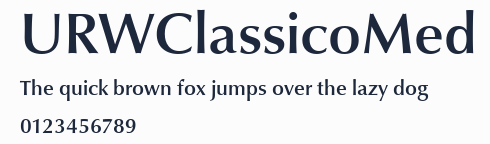 URWClassicoMed