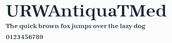 URWAntiquaTMed