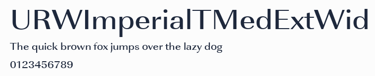 URWImperialTMedExtWid