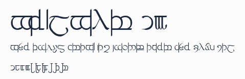 Tengwar 03