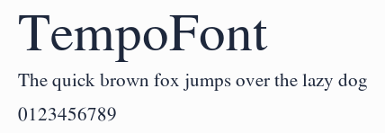 TempoFont
