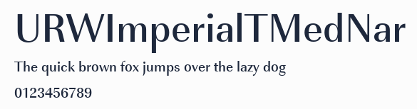 URWImperialTMedNar