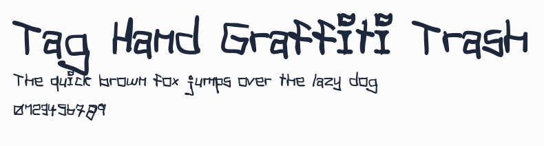 Tag Hand Graffiti Trash