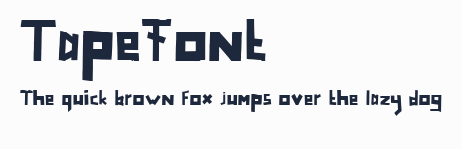 TapeFont 