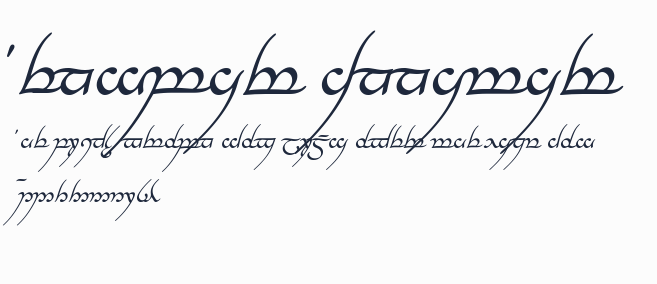 Tengwar Annatar