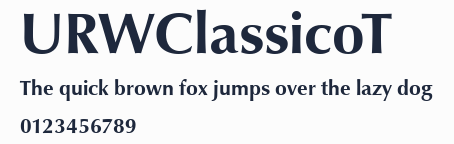 URWClassicoT