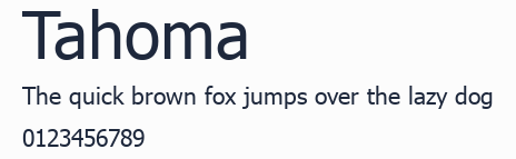 Tahoma