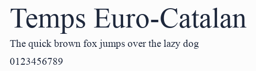Temps Euro-Catalan
