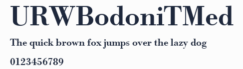 URWBodoniTMed