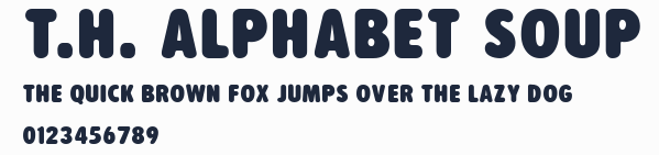 T.H. Alphabet Soup