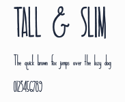 TALL & SLIM