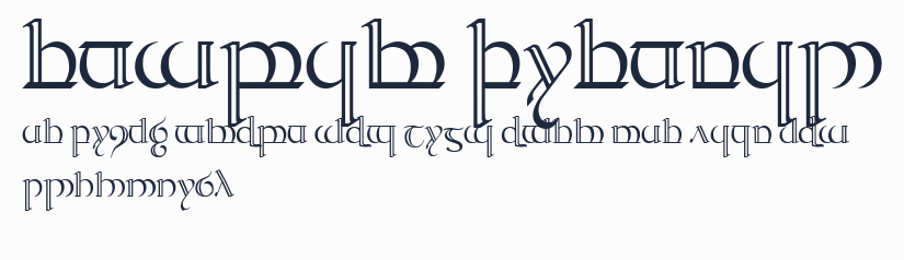 Tengwar Quenya-2