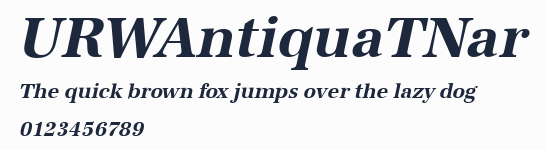 URWAntiquaTNar