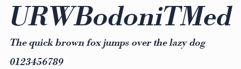 URWBodoniTMed