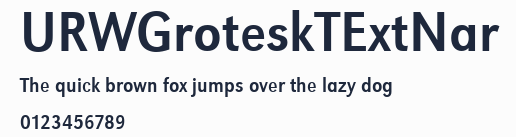 URWGroteskTExtNar
