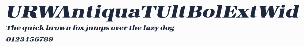 URWAntiquaTUltBolExtWid