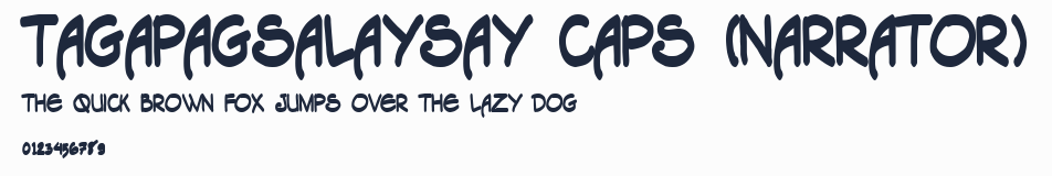 Tagapagsalaysay Caps (Narrator)
