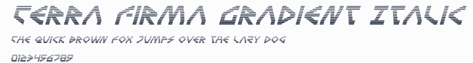 Terra Firma Gradient Italic