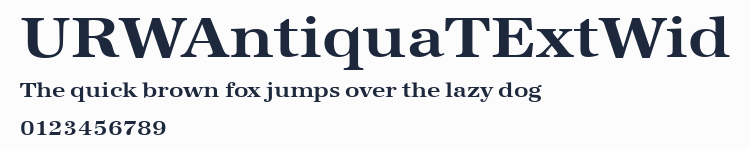 URWAntiquaTExtWid