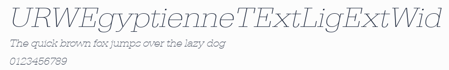 URWEgyptienneTExtLigExtWid