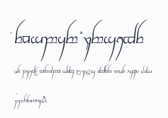 Tengwar Cursive