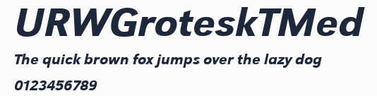 URWGroteskTMed