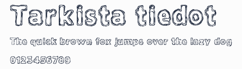 Tarkista tiedot