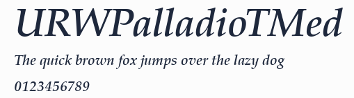 URWPalladioTMed